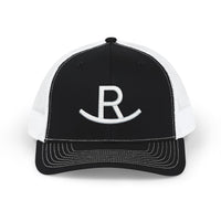 Load image into Gallery viewer, Embroidered Rockin R Ranch Snapback Trucker Cap — Richardson 112