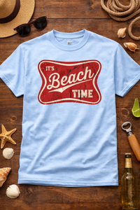 Load image into Gallery viewer, It’s Beach Time T-Shirt – Florida Outfitters Coastal &amp; Ocean Life Tee