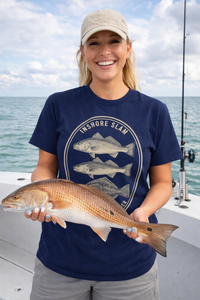 Load image into Gallery viewer, Inshore Slam - Redfish, Trout, Flounder — Men’s Fishing T-Shirt