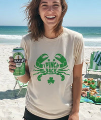 Load image into Gallery viewer, I Pinch Back Crab Shirt – Salty Crabby Florida Tee