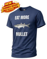 Load image into Gallery viewer, Eat More Mullet Summer Weight - Fishing T-shirt - New