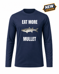 Load image into Gallery viewer, Eat More Mullet - New Long Sleeve Performance Fishing Shirt | Florida Outfitters