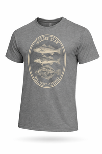 Load image into Gallery viewer, Inshore Slam - Redfish, Trout, Flounder — Men’s Fishing T-Shirt