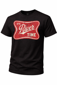Load image into Gallery viewer, It’s River Time T-Shirt – Florida Outfitters Boating &amp; Paddling Tee