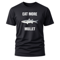 Load image into Gallery viewer, Eat More Mullet Fishing T-Shirt – Old Florida Coastal Tee (Gildan 5000)