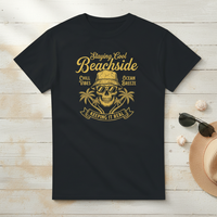 Load image into Gallery viewer, Chill Vibes Coastal Skull Shirt | Florida Outfitters